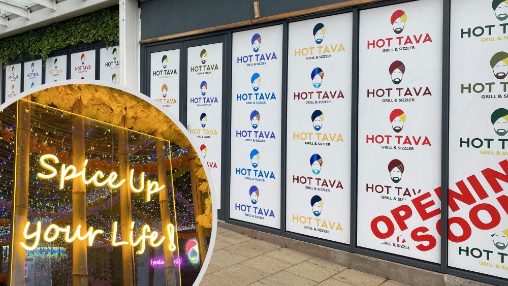 Hot Tava will open at Abbey End in the coming weeks (image by James Smith and Hot Tava - insert)