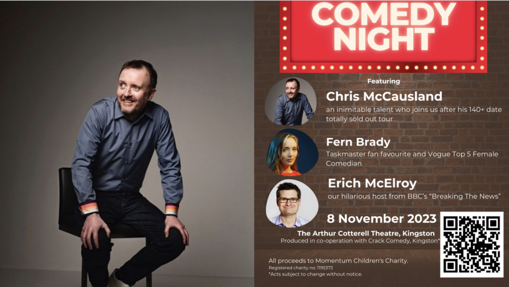 Comedians to come to Kingston for a children's charity gig. (Photo: Momentum Children's Charity)