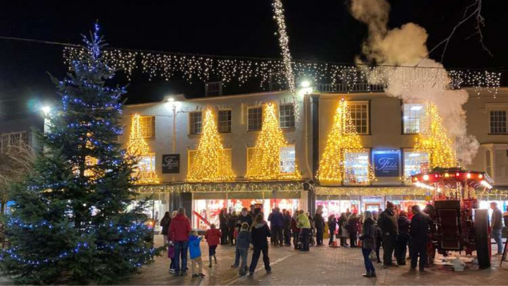 Christmas lights in Sidmouth (Sidmouth Town Council)