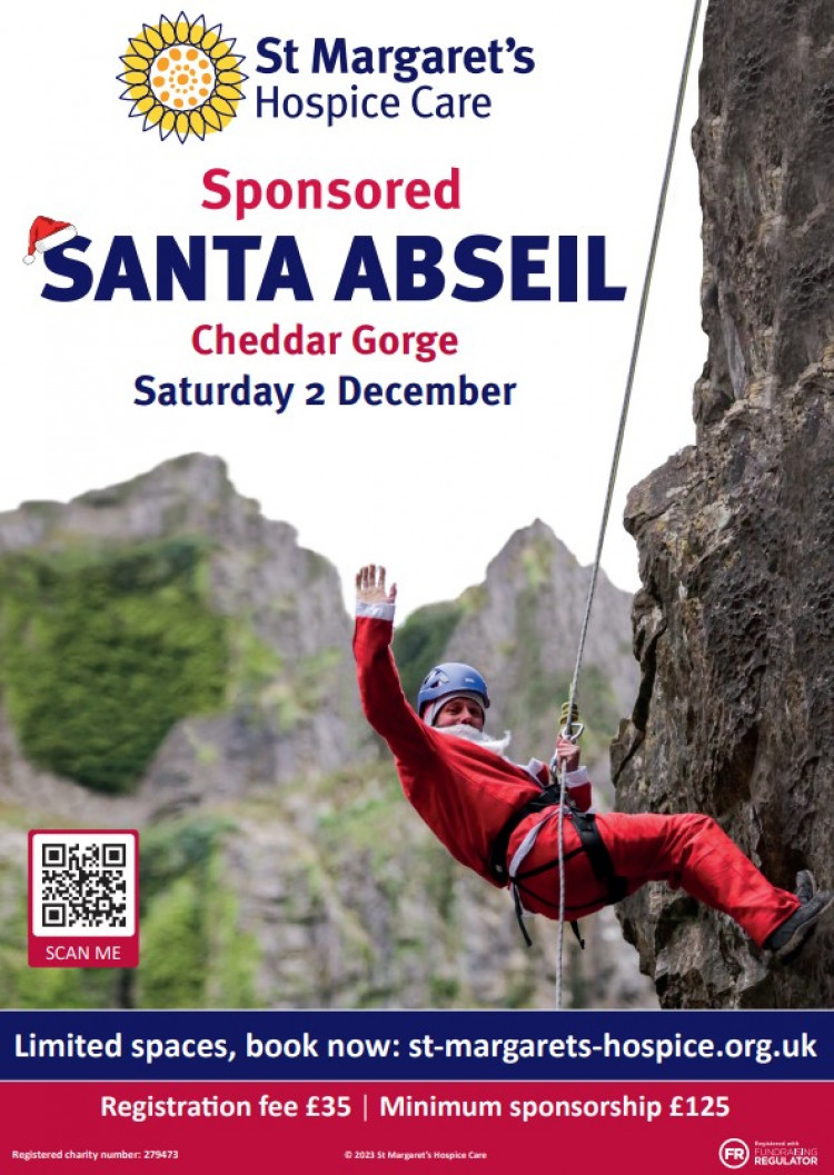 Charity Santa Abseil on behalf of St Margaret’s Hospice. Charity Santa Abseil on behalf of St Margaret’s Hospice.