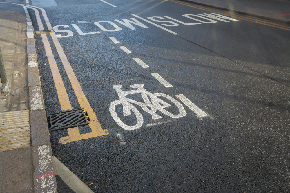 Teenage campaigners Isadora McAinsh and George Bell say little has been done to improve safe cycling to local schools (image via SWNS)