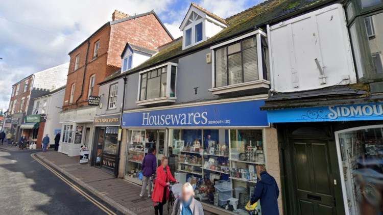 Housewares, 22 Fore Street, Sidmouth (Google)