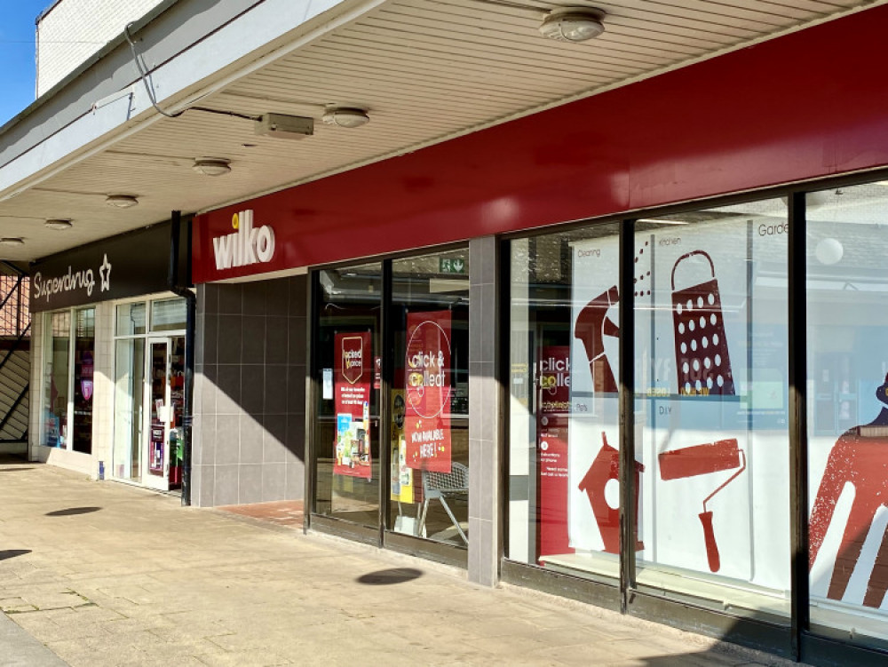 Coalville's Wilko branch disappeared when the homeware store chain collapsed this year. Photo: Coalville Nub News