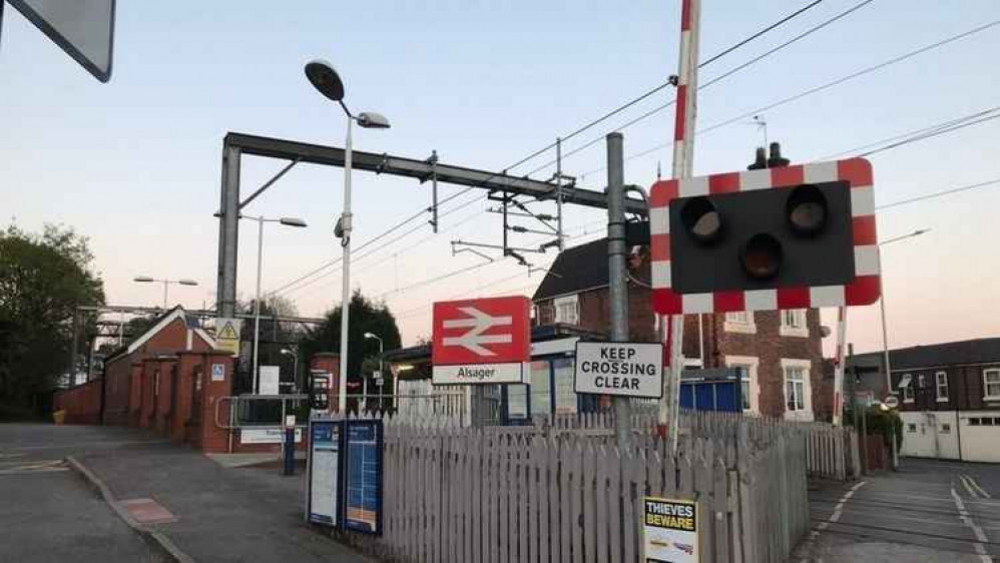 British Transport Police say officers were called to the line in Alsager at 6.33pm on Tuesday 24 October, following reports of a casualty on the tracks (Nub News).