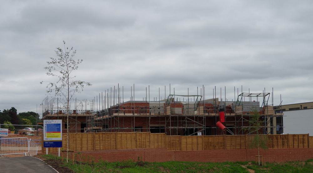 New homes on Crewe Lane have been targeted by thieves (image by James Smith)