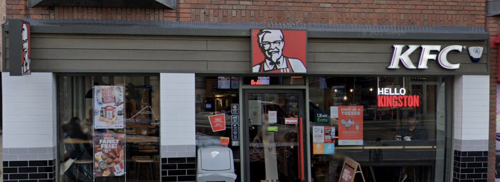  Fried chicken chain KFC and delivery service Deliveroo have ended their partnership after failing to agree on commission rates. (Photo: Google Maps)