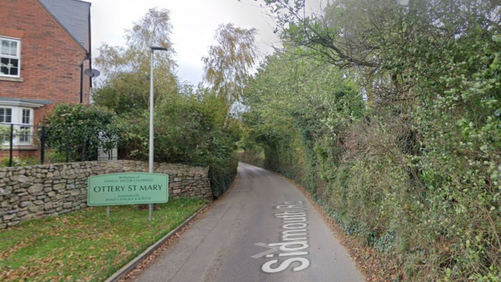 Sidmouth Road, Ottery St Mary (Google)