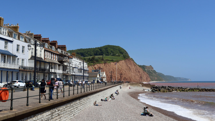 Sidmouth town beach (Nub News/ Will Goddard)