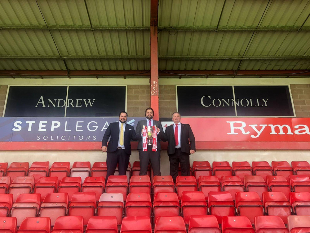 A family business thorough and through. Left to right: brothers Liam and Ryan with their father Andrew, founder of the business. (Photo: the Andrew Connolly Practice)