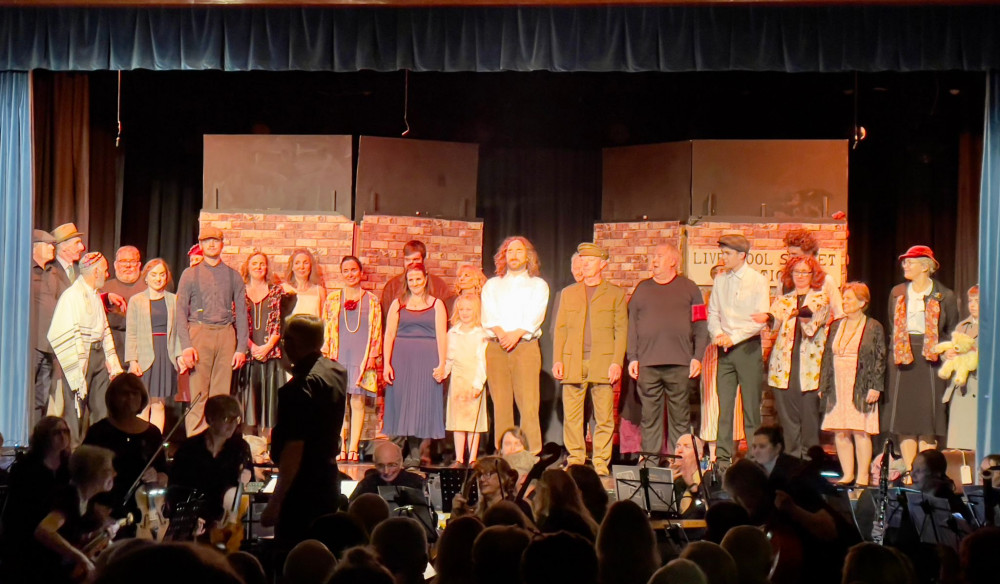Maldon Drama Group's latest production mixed music, drama and technology triumphantly, before a packed house. (Credit: David Weller)