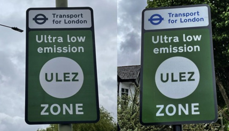 Letchworth motorists have been warned about fake ULEZ signs when driving to London