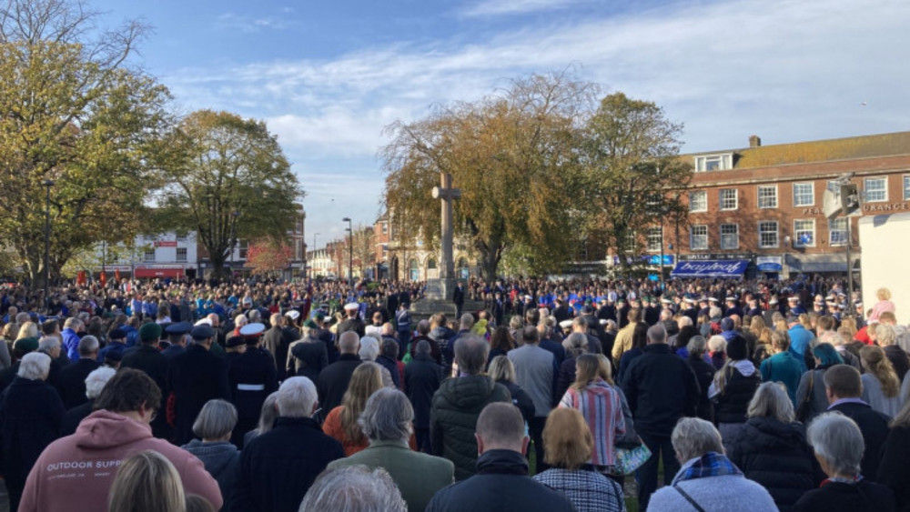 Remembrance Sunday in Exmouth in 2022 (Nub News)