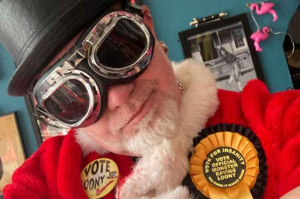 Colonel Cramps, a candidate in the Chessington by-election / Credit: Official Monster Raving Loony Party