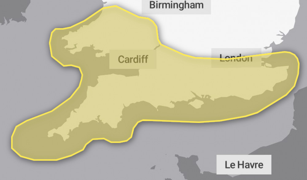 Storm Ciarán is likely to bring disruption to parts of southern Britain. (Photo Credit: Met Office).