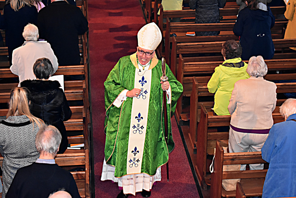 Bishop Peter Collins, senior cleric in the East Anglian diocese said mass at St Felix RC Church (Picture: contributed)