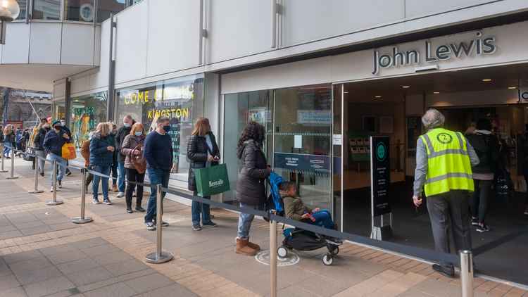 John Lewis welcomes back customers