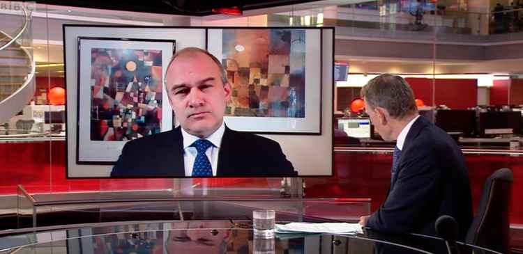 Davey also faced questions from Marr on vaccine passports and the upcoming local elections