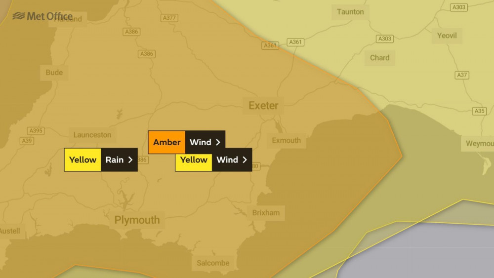 Warnings for wind and rain have been issued (Met Office)