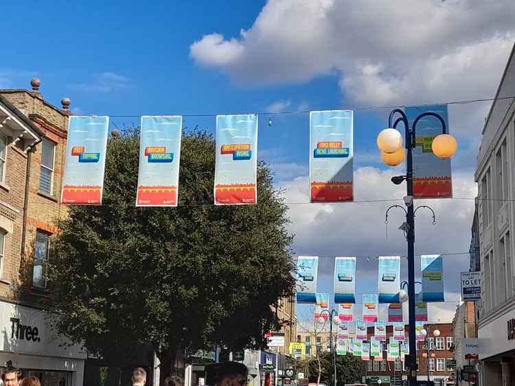 Banners bring colour to Kingston high street