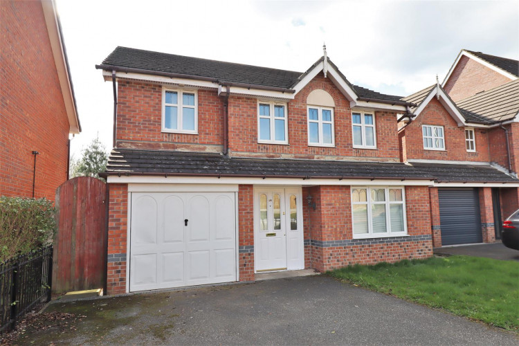 The four-bedroom detached home on Rolls Avenue, Crewe (Nub News).