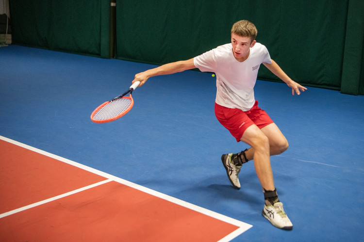 The 15-year-old Millfield School attendee showcased his racket prowess at the prestigious National Tennis Centre in Roehampton.