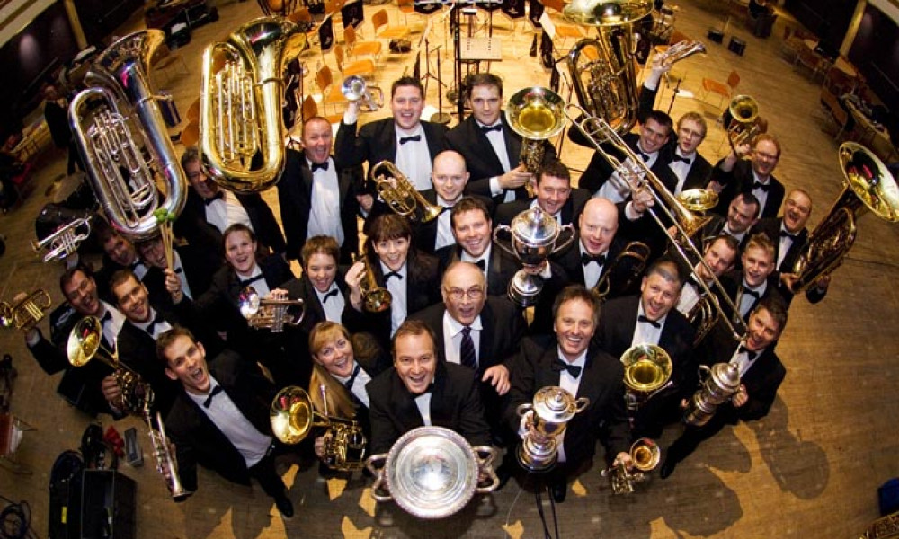 Desford Colliery Band at the Century Theatre, Ashby Road, Coalville, Leicestershire