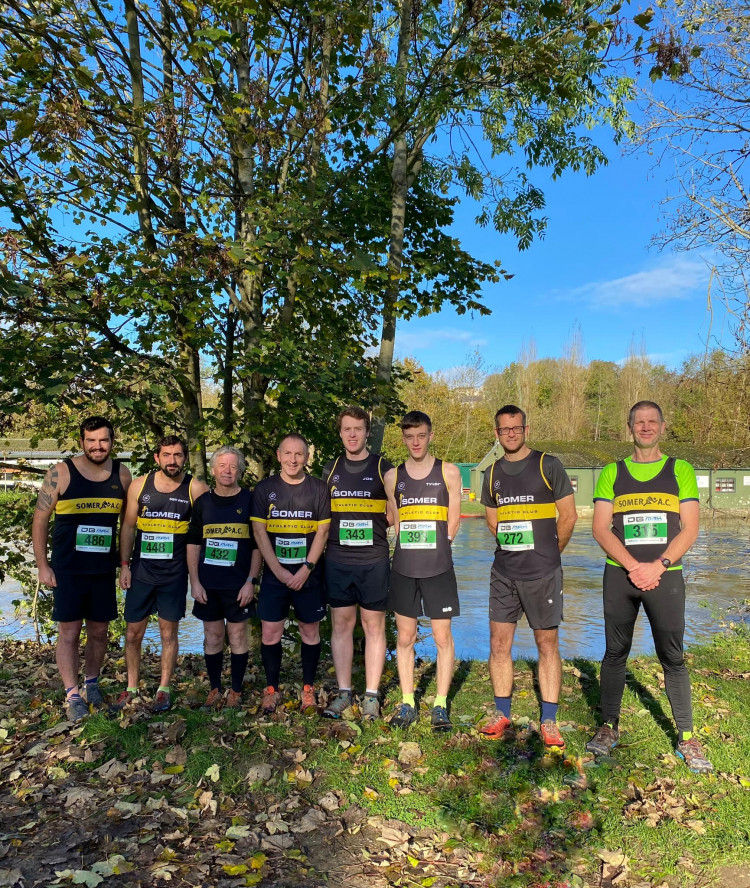 On the sunny side : Somer Athletic Club at the Avon Runners Over The Hills event in Bradford on Avon