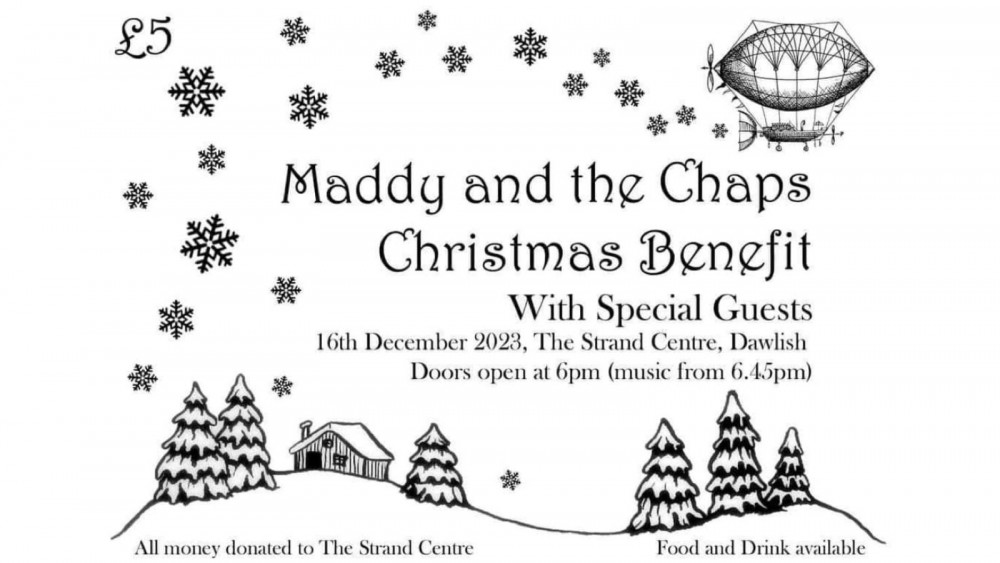 Event flyer (Maddy and the Chaps)
