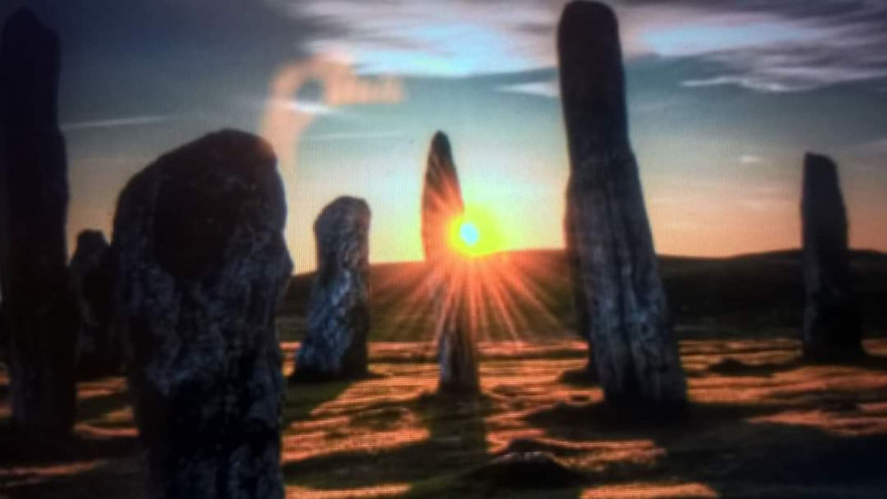 An artist's impression, showing the stones at dusk (Graham Symington)