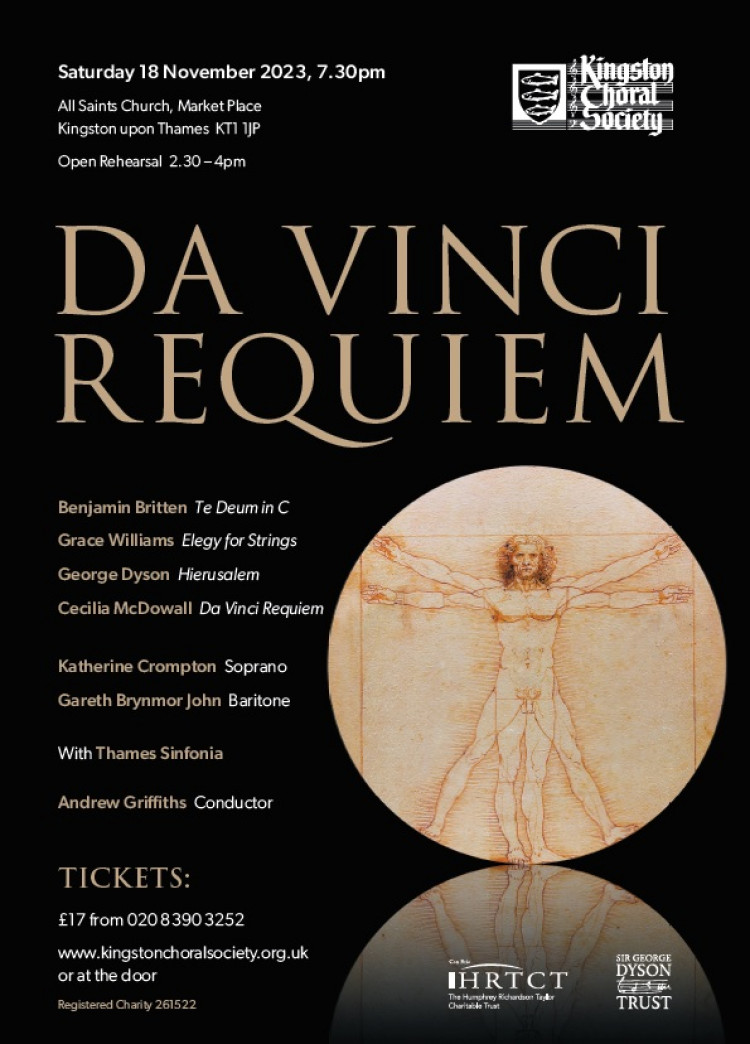 Da Vinci Requiem Poster. (Photo: Kingston Choral Society)