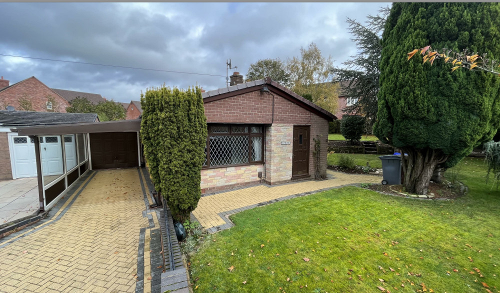 The property, on Balmoral Close in Hanford, has full planning permission for another detached bungalow (Stephenson Browne).