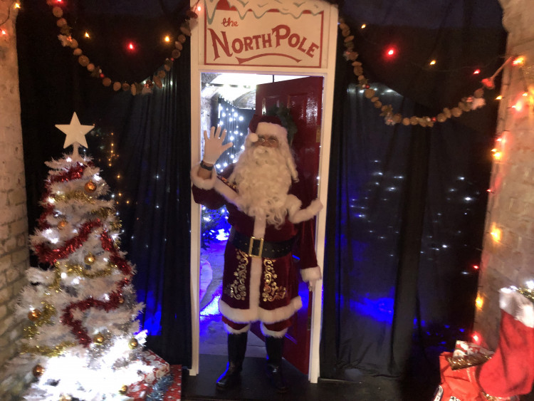 Santa at Landguard Fort