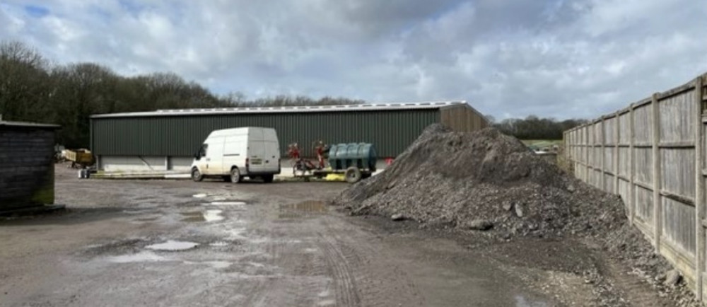 The site of the proposed new building in Coleorton. Photo: North West Leicestershire District Council