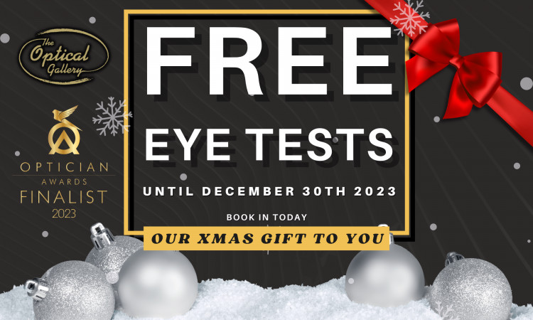 The Optical Gallery are offering free eye tests this Christmas. (Photo Credit: The Optical Gallery).