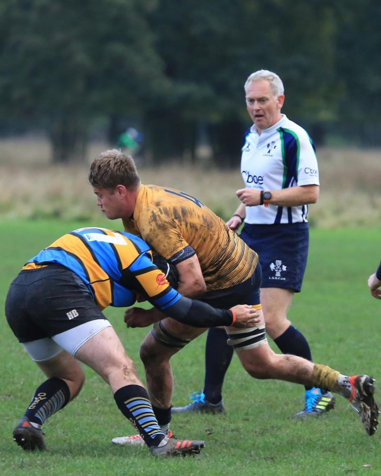 Teddington RFC faithful make the perfect performance. (Photo: Simon Ridler)