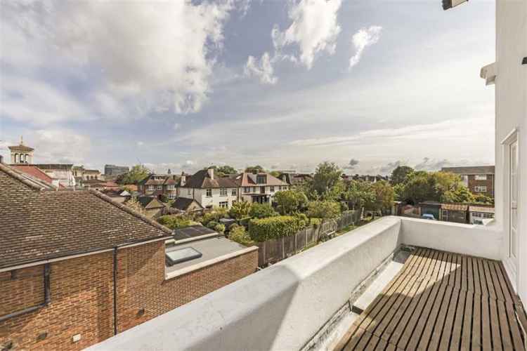 The roof terrace