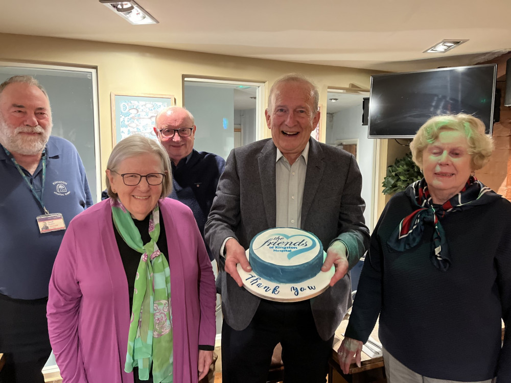 Friends of Kingston Hospital committee and members from both charities met for a small tea party. (Photo: Supplied)