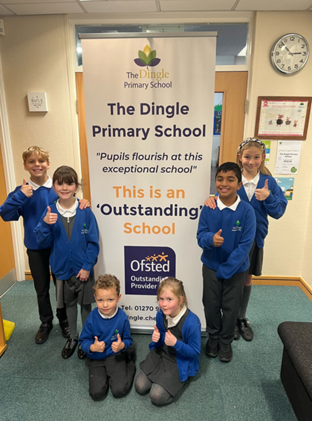 The Dingle Primary School, Haslington, has just been awarded Outstanding by Ofsted. (Photo: The Dingle Primary School)