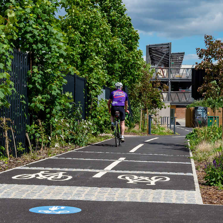 A new path linking Kingston station to the river has also been installed  (Credit: Ollie Monk)