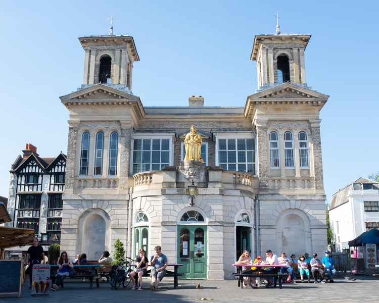 The market house provided shade from the sun (Credit: Ollie Monk)