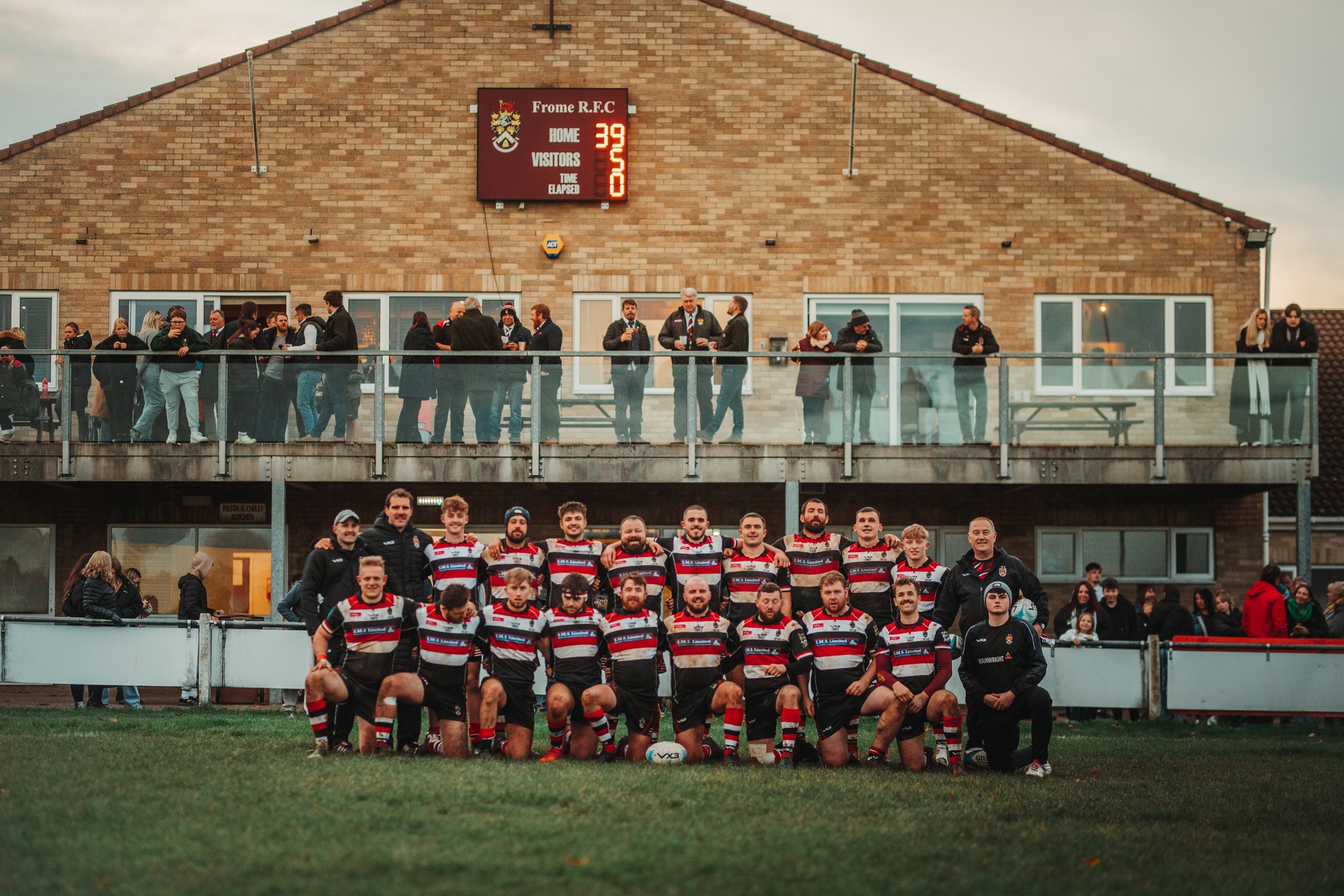 The Frome RFC team post match :  : Nick Perry Photography 