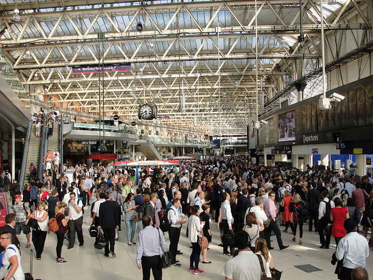 A crowd gathers at the station in 2015 (Credit: RachelH_ via Flickr)