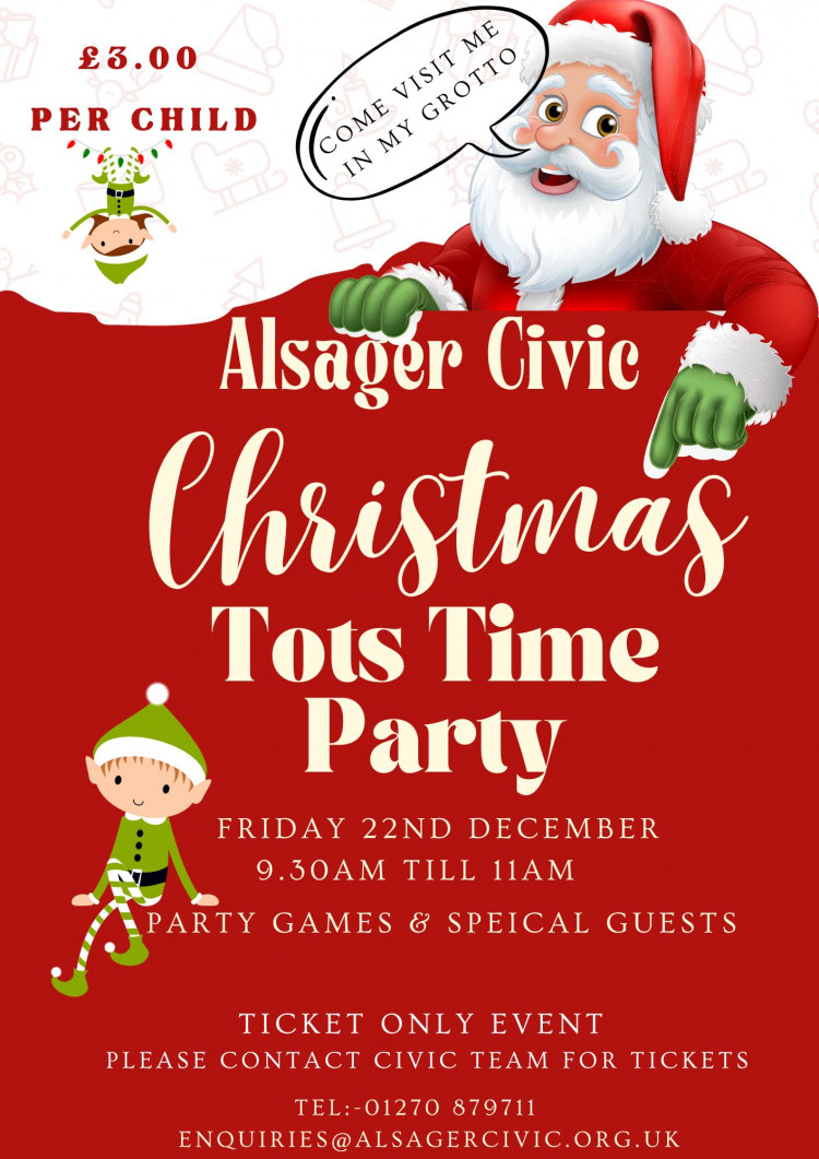 Alsager Civic Christmas Tots Time Party Alsager Civic Christmas Tots Time Party