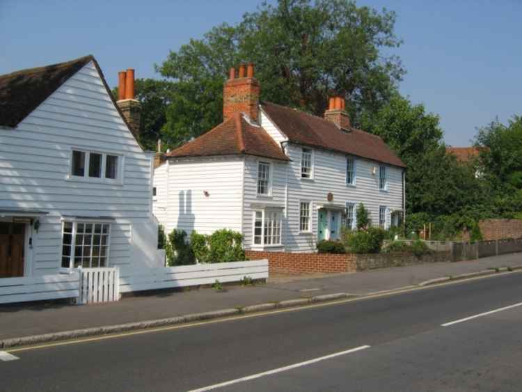 Other historic cottages built in the White House style. The town dates back to the 600s (Credit: Dave Eadie via Geograph)