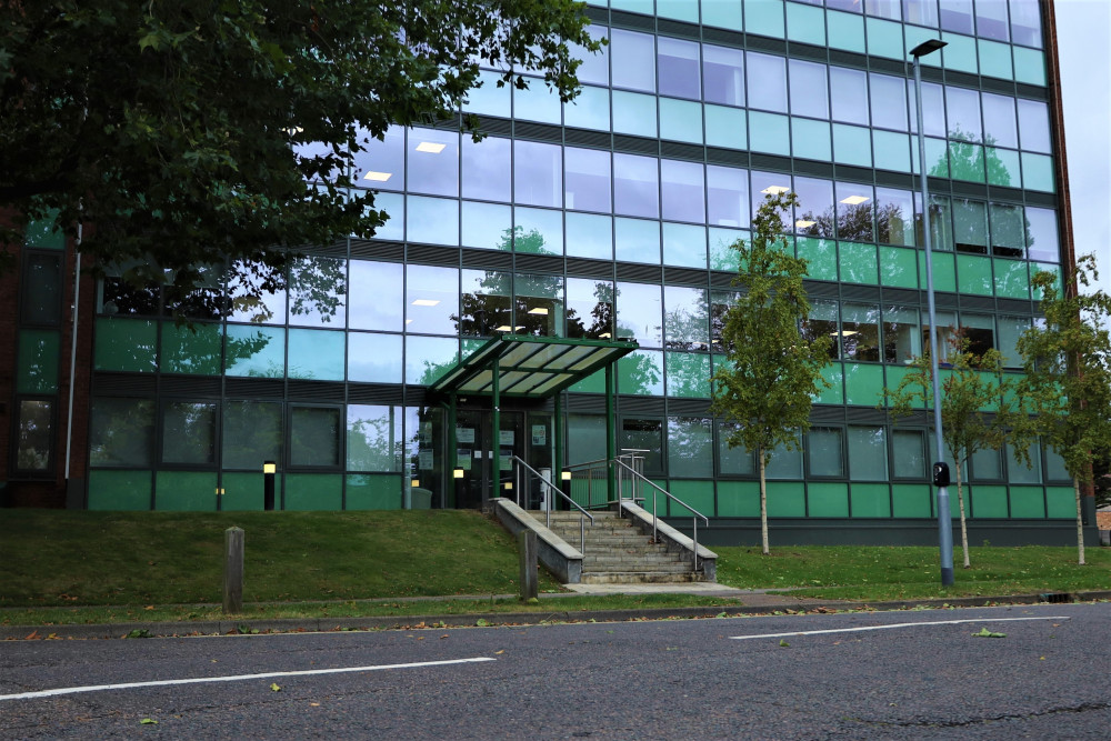 Embarrassing: North Herts Council. PICTURE: North Herts Council offices on Gernon Road in Letchworth. CREDIT: LDRS