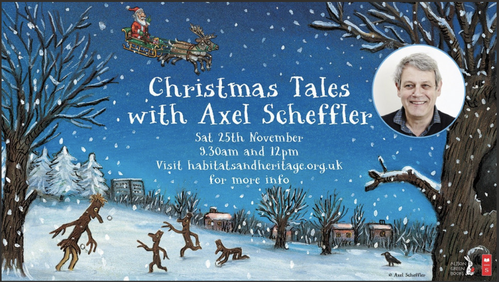 Local charity Habitats and Heritage to host festive signing with Axel Sheffler. (Photo Credit: Habitats and Heritage).