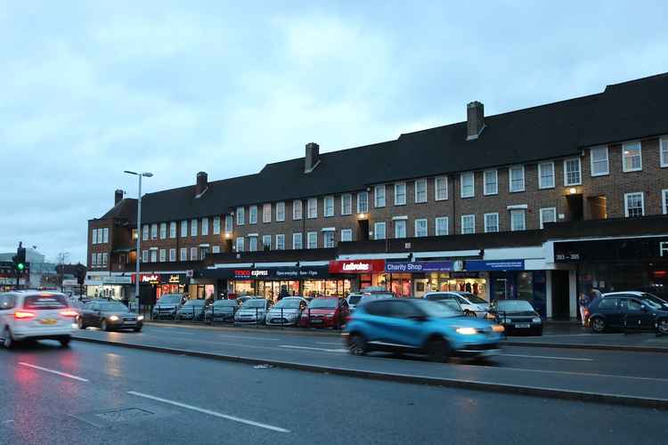 Hook Road, in Chessington, where cases are particularly high (Credit: David Howard)