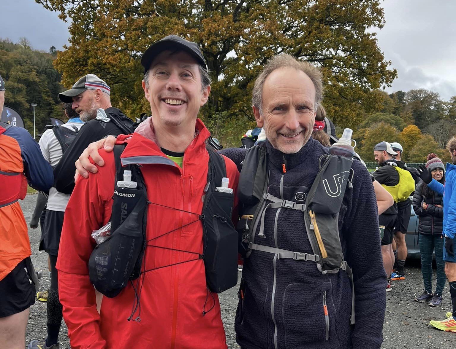 Mark and Adrian at the start of their epic challenge (SRC)