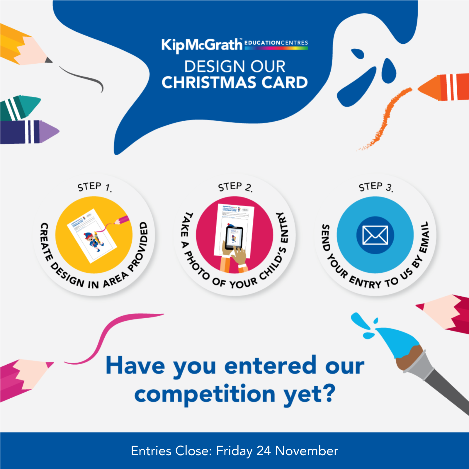 Enter the competition now at KipMcGraph