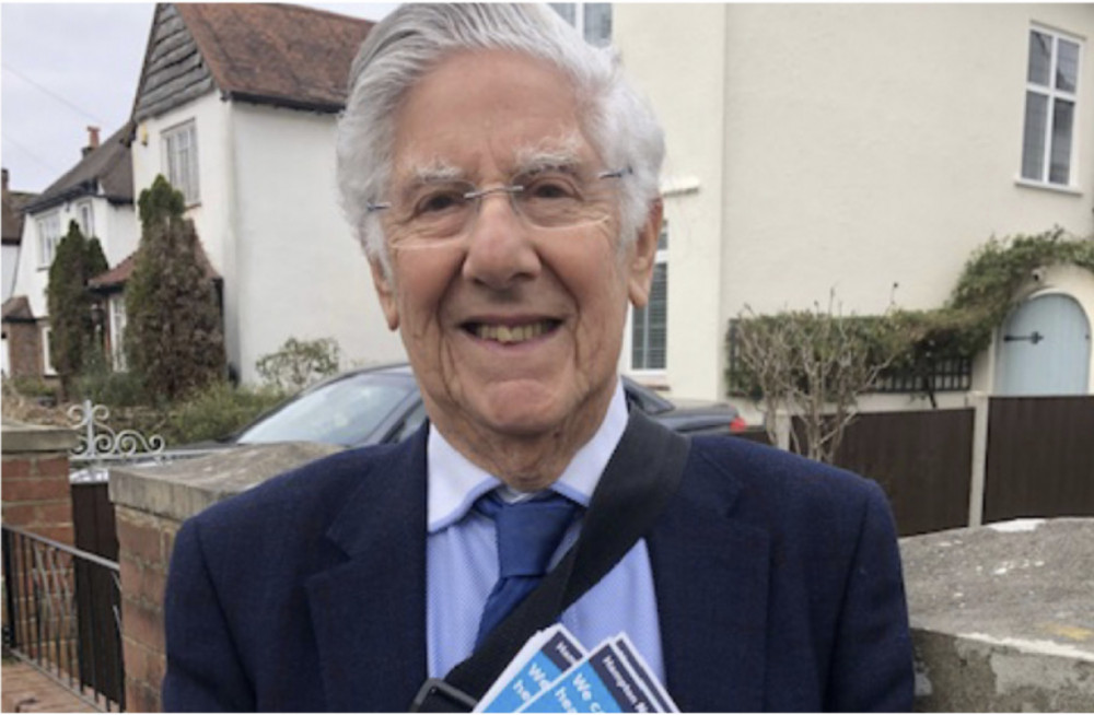 Dedicated Hampton North councillor Geoffrey Samuel has died. (Photo Credit: Twickenham Conservatives).